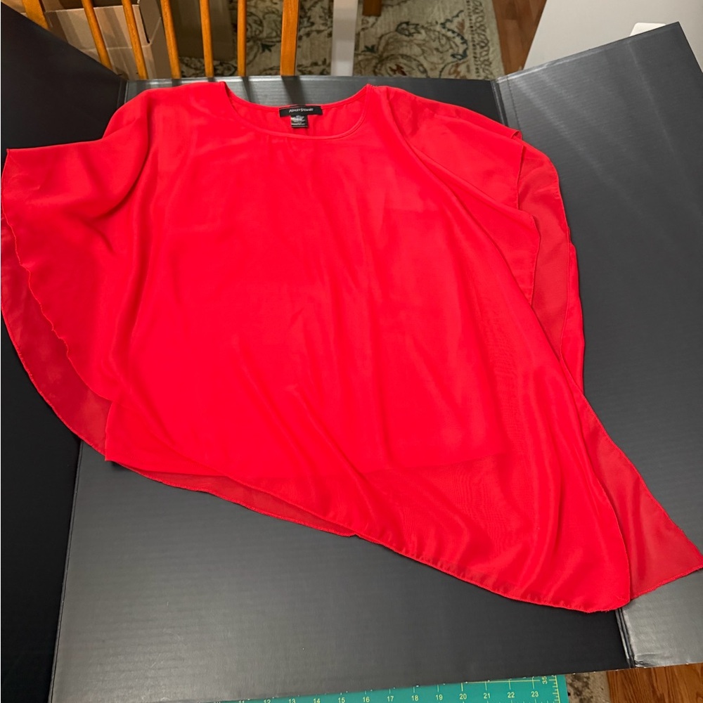 Ashley Stewart Red Blouse